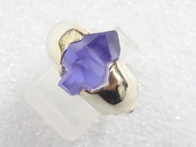 JAPANESE KIMONO / ANTIQUE COLORED STONE RING (SIZE 18.5)